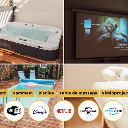 La Suite 176 - Piscine Privee, Spa, Hammam A Reims Zewnętrze zdjęcie